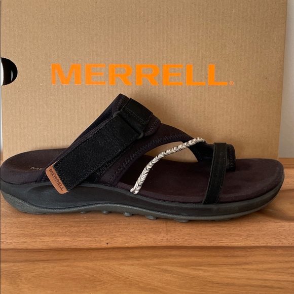 7.5-8.   Merrell   Women Sandals Terran 4 Post Wrap  LIKE NEW - Picture 4 of 10